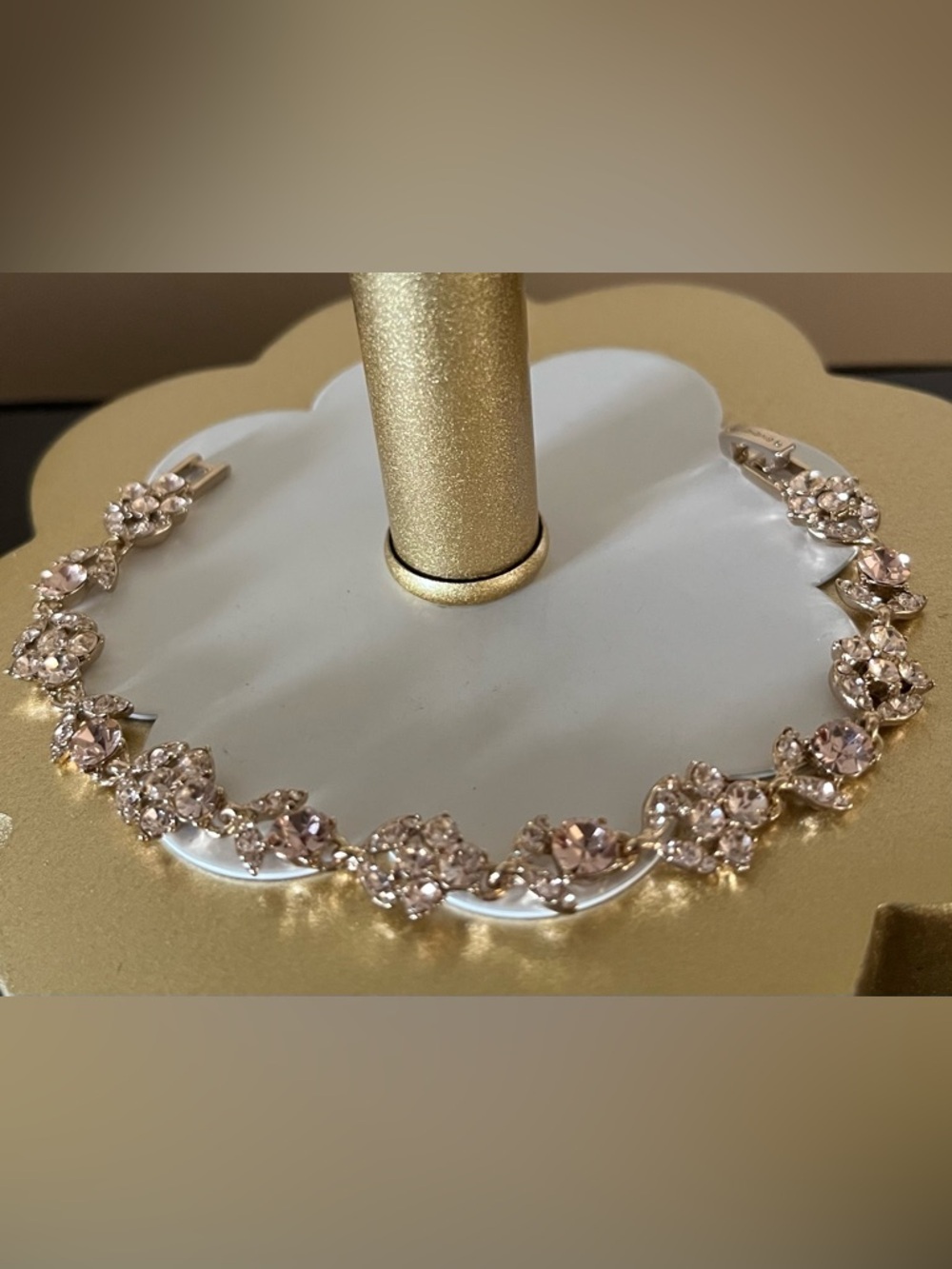 Givenchy Rose gold tone crystal bracelet Like new